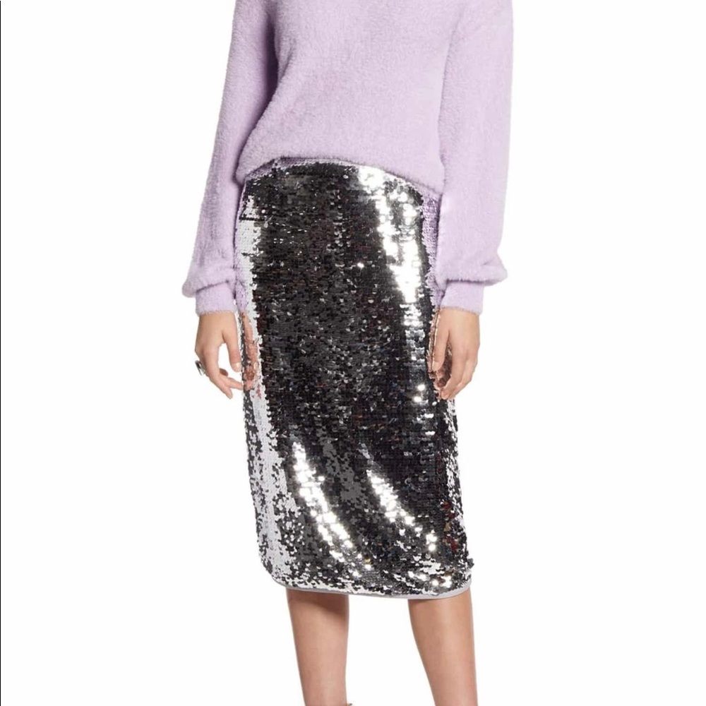 Halogen Sequin Skirt